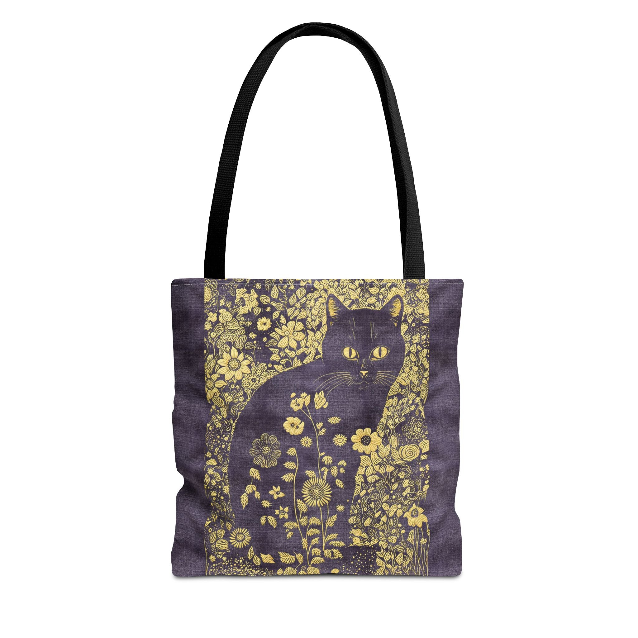 'Klimt Kat' Royal Purple Tote Bag