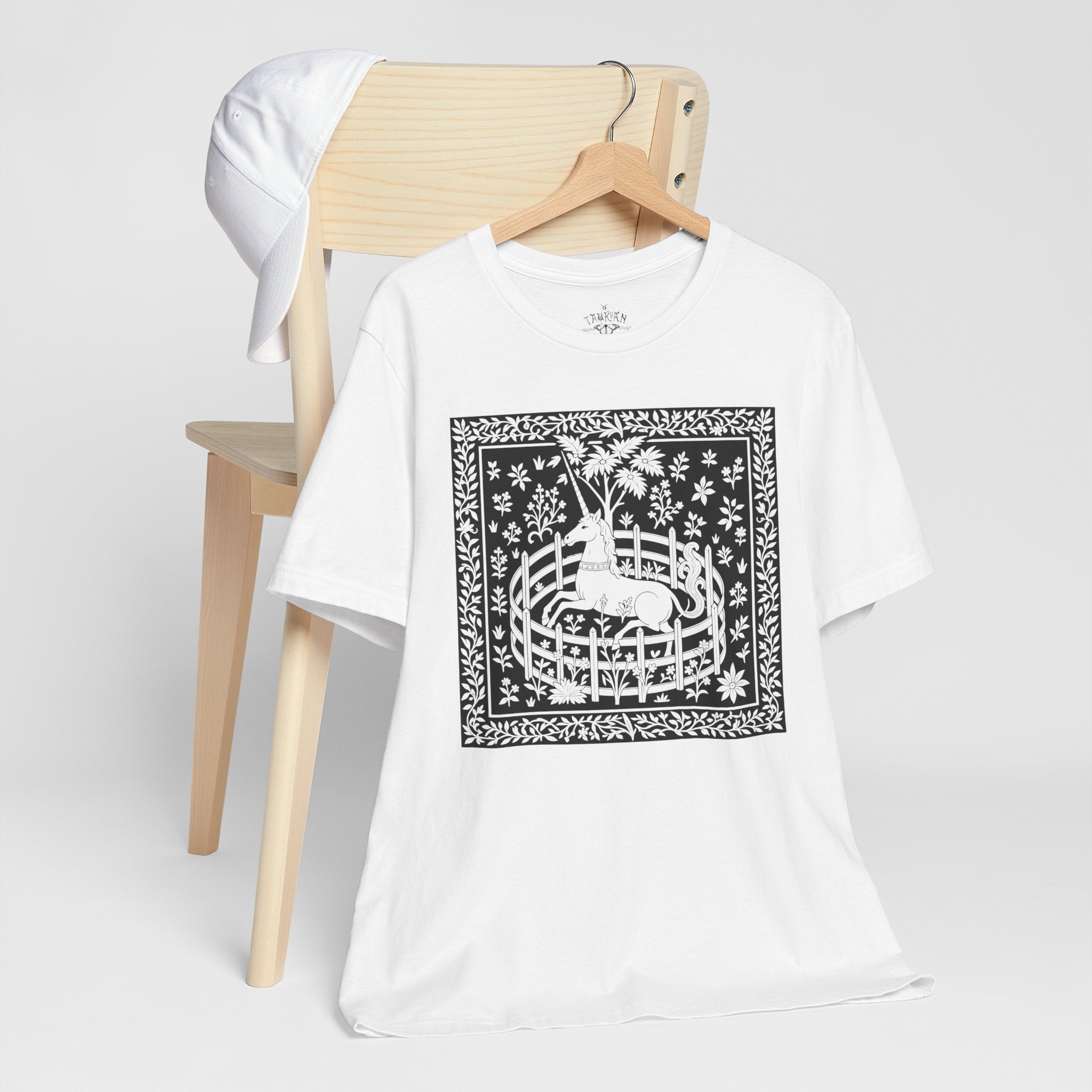 'Unicorn In Captivity' Unisex Jersey Tee