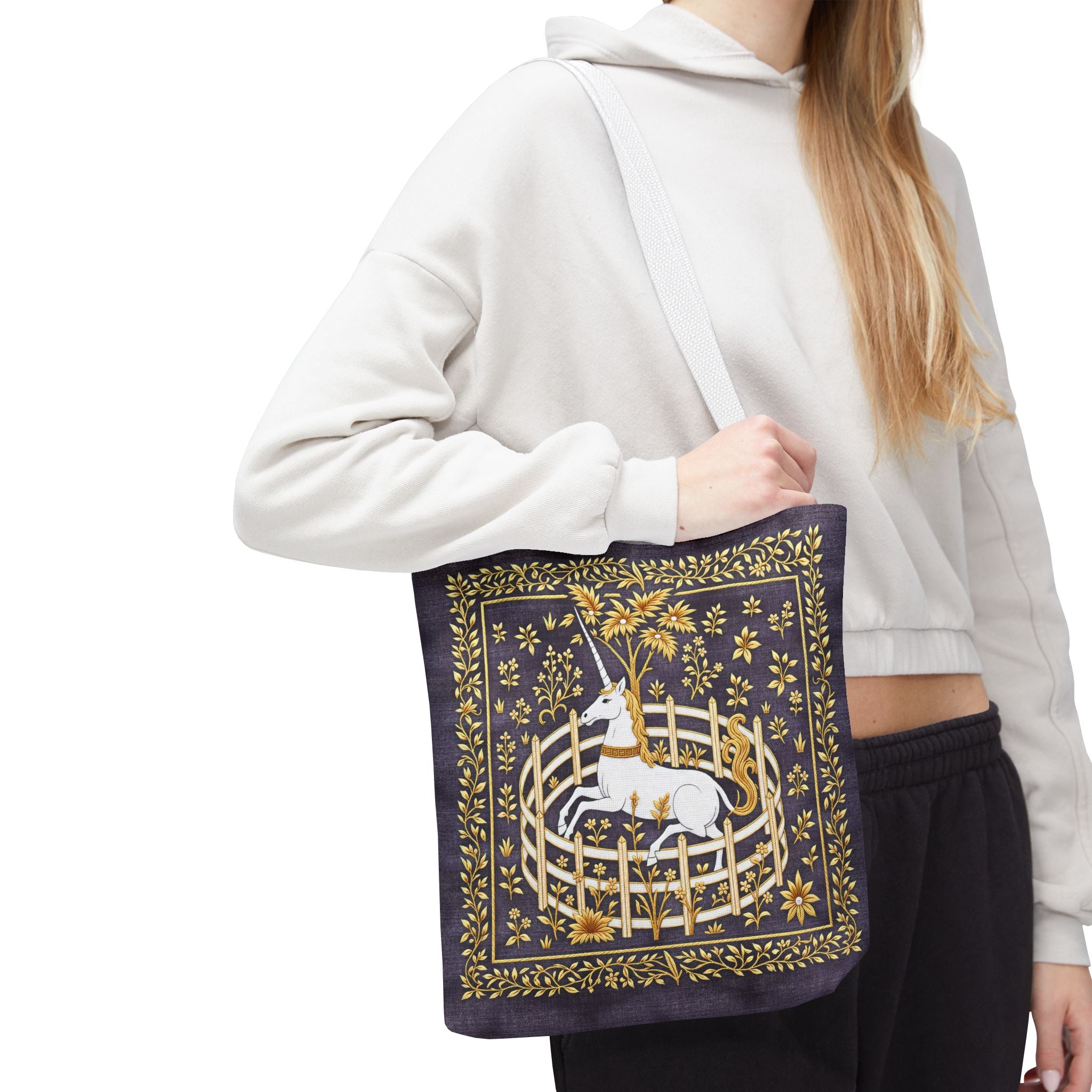 'Unicorn' Royal Purple Tote Bag