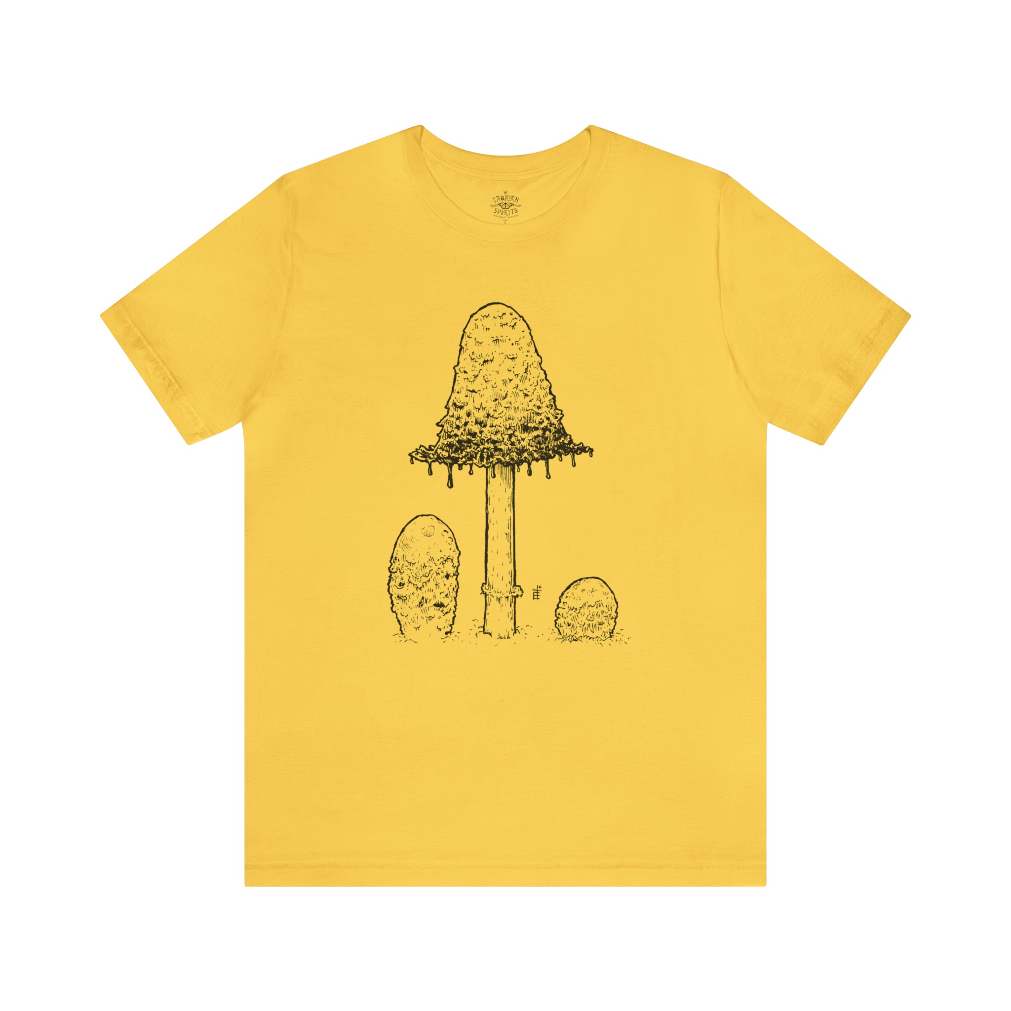 'Shaggy Mane Mushroom' Unisex Jersey Tee