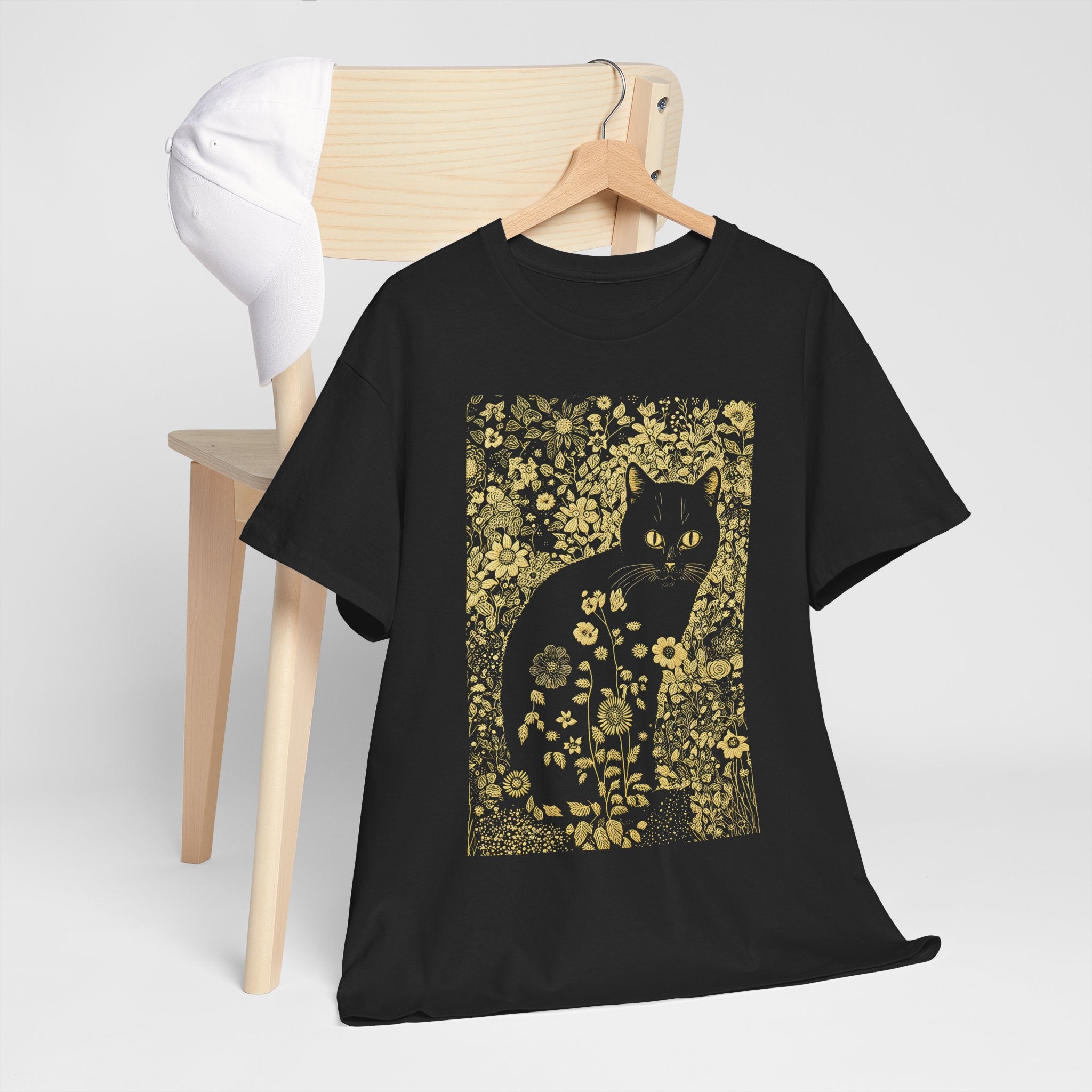 'Klimt Kat' Unisex Heavy Cotton Tee