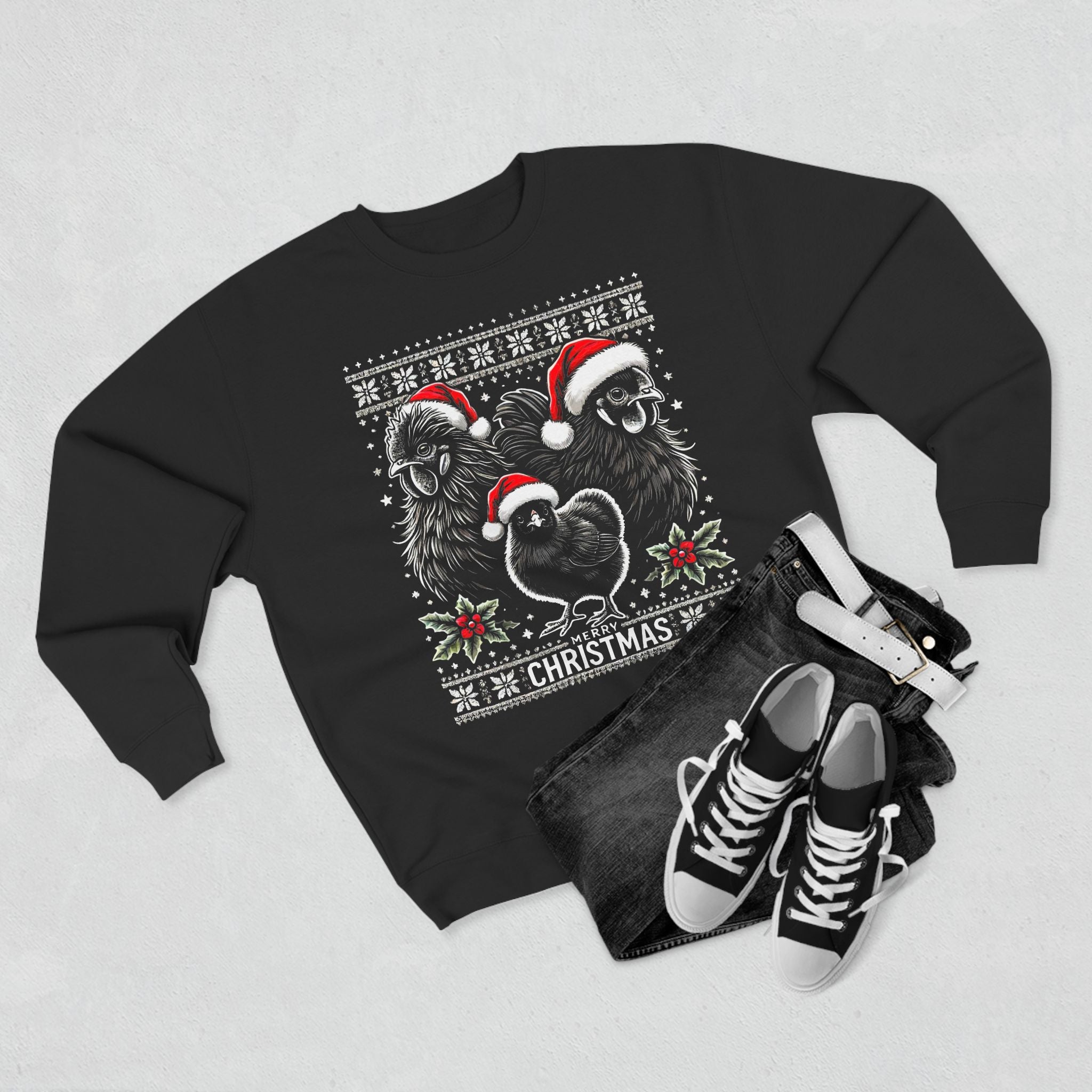 "Merry Christmas 2024" Unisex Crewneck Sweatshirt