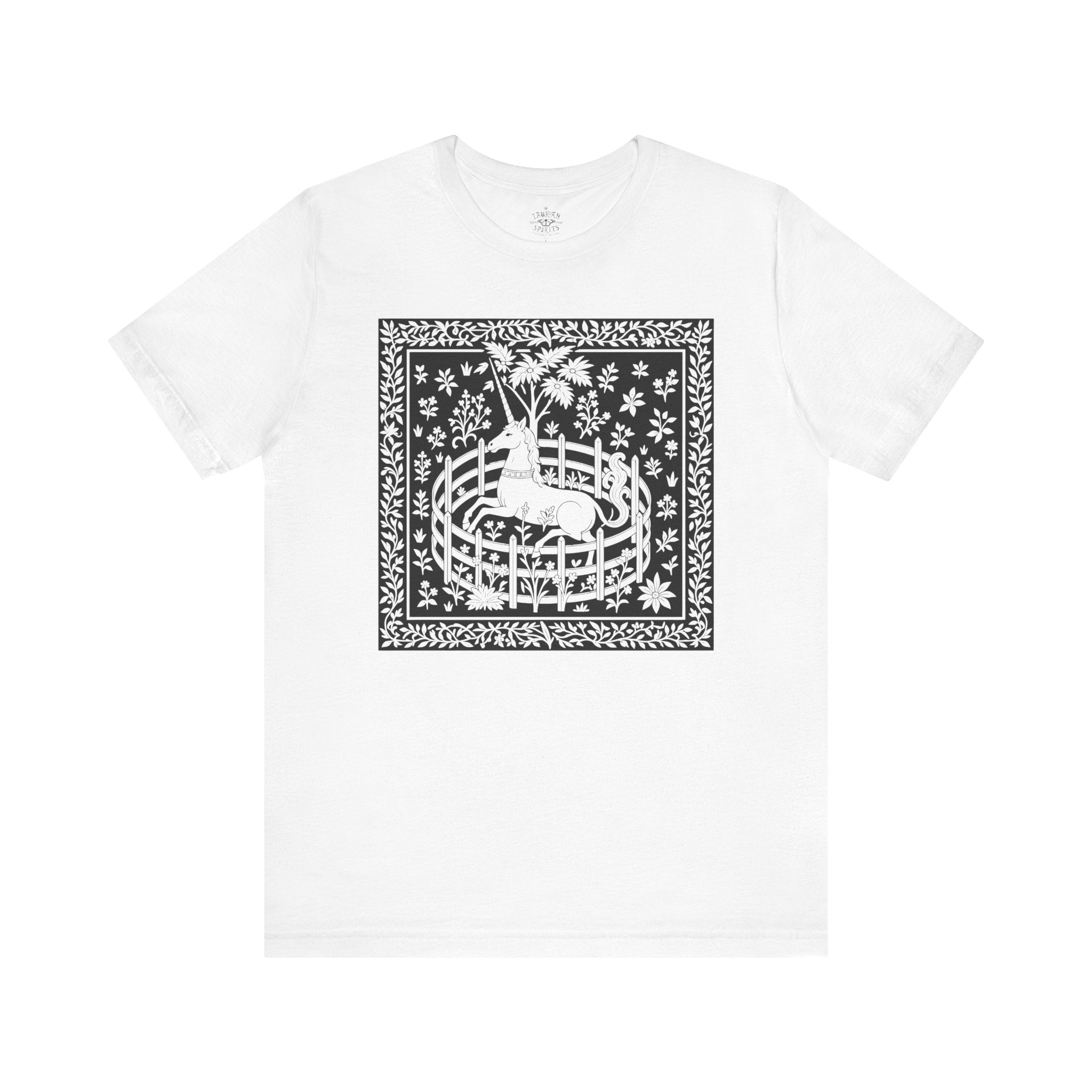 'Unicorn In Captivity' Unisex Jersey Tee