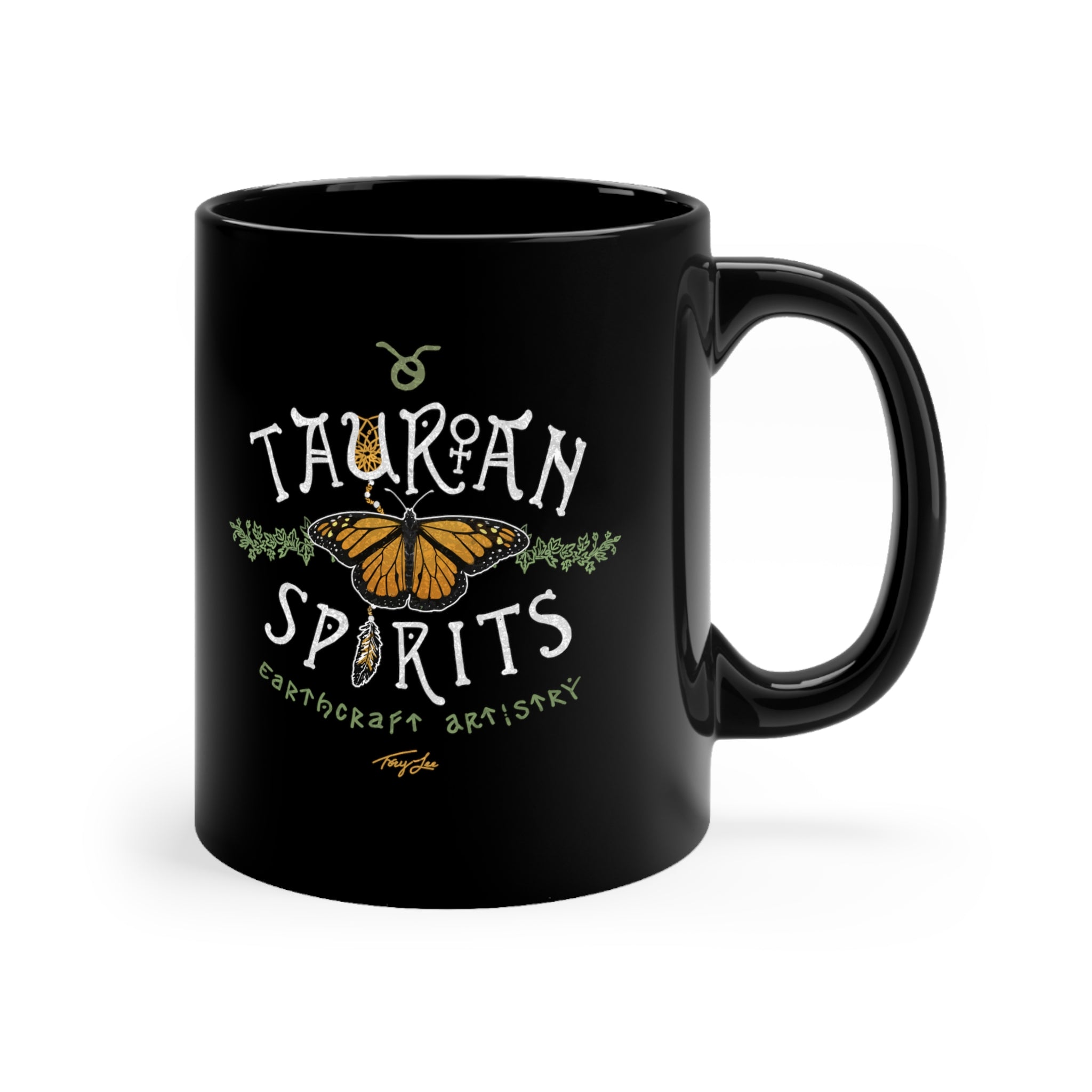 'Taurian Spirits' 11oz Black Mug