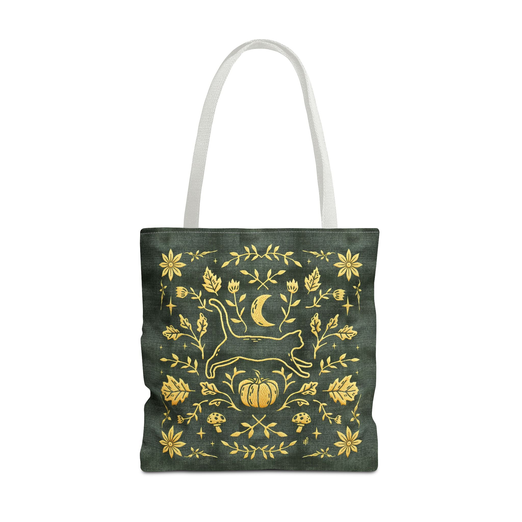 'Autumn Stroll' Legendary Green Tote Bag
