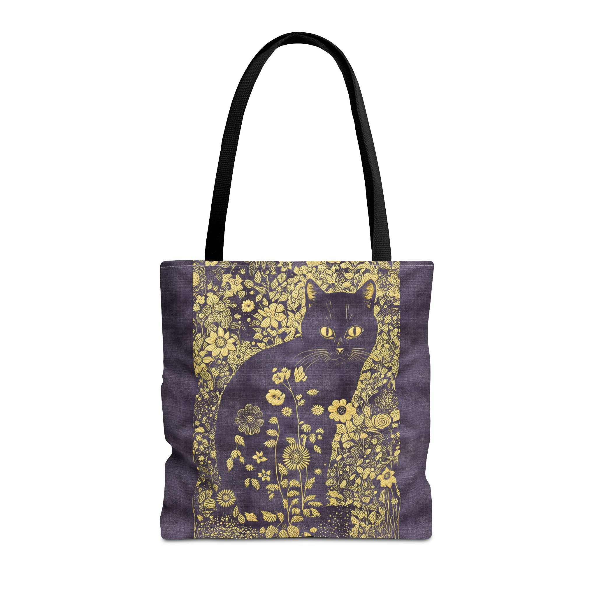 'Klimt Kat' Royal Purple Tote Bag