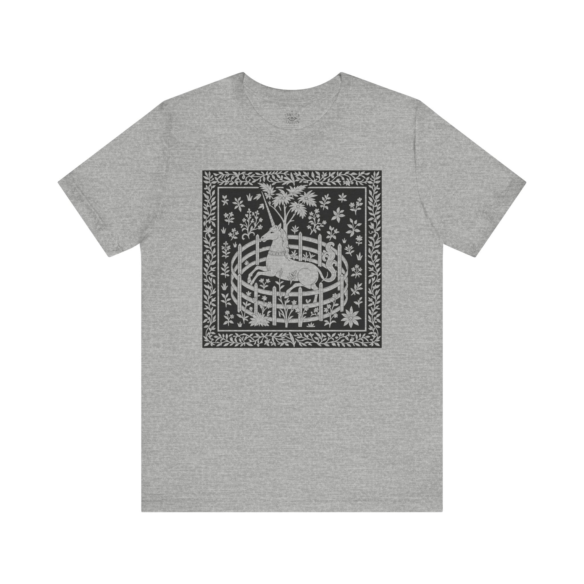 'Unicorn In Captivity' Unisex Jersey Tee