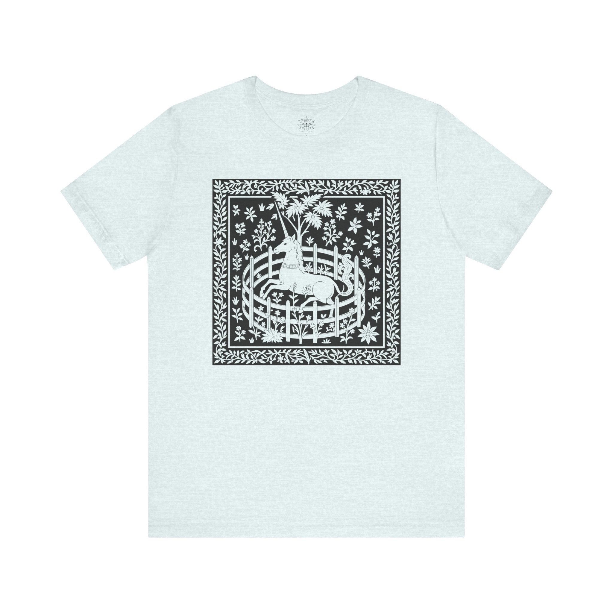 'Unicorn In Captivity' Unisex Jersey Tee