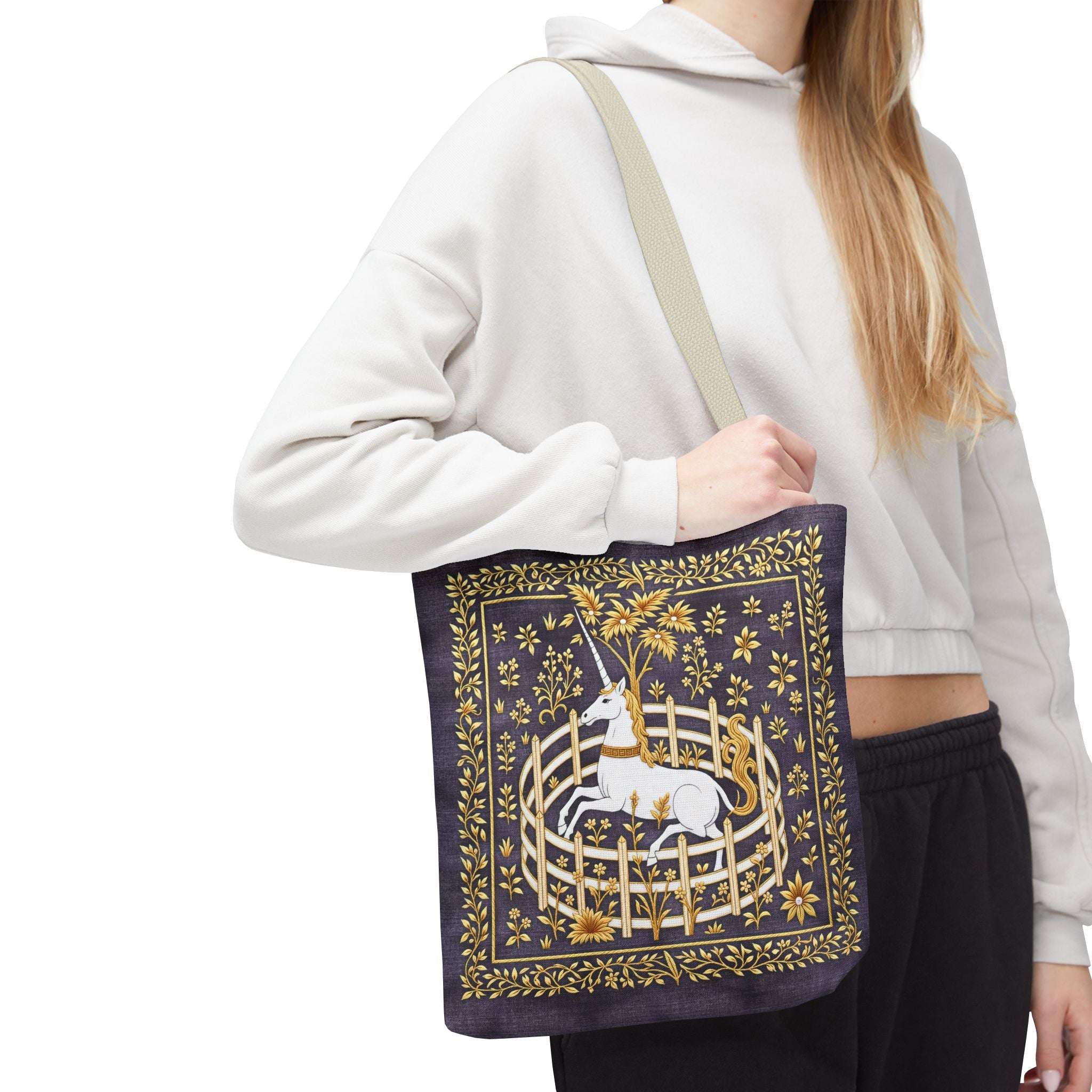 'Unicorn' Royal Purple Tote Bag