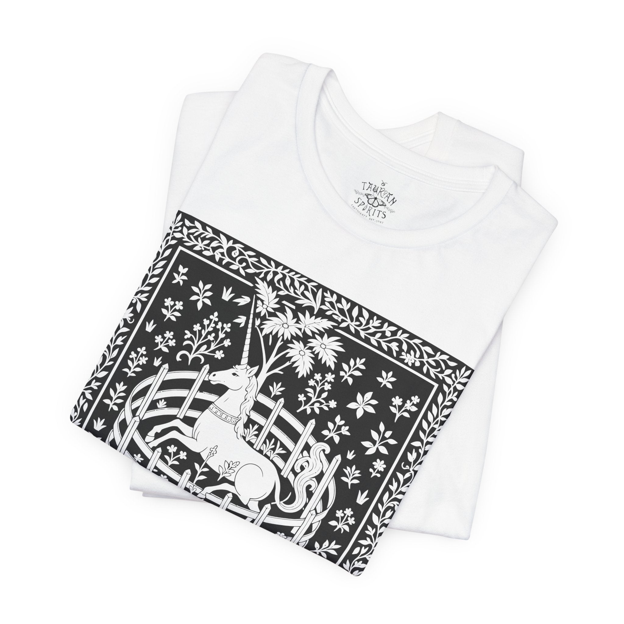 'Unicorn In Captivity' Unisex Jersey Tee