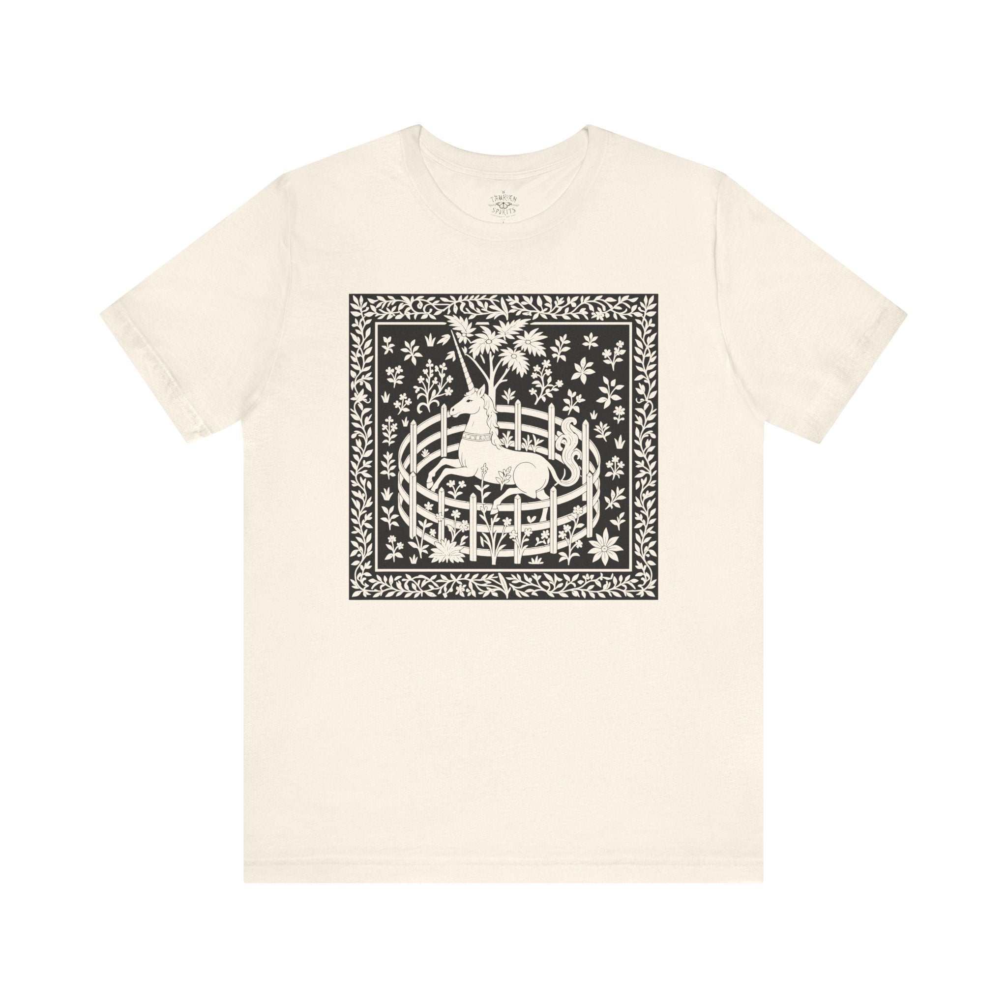 'Unicorn In Captivity' Unisex Jersey Tee