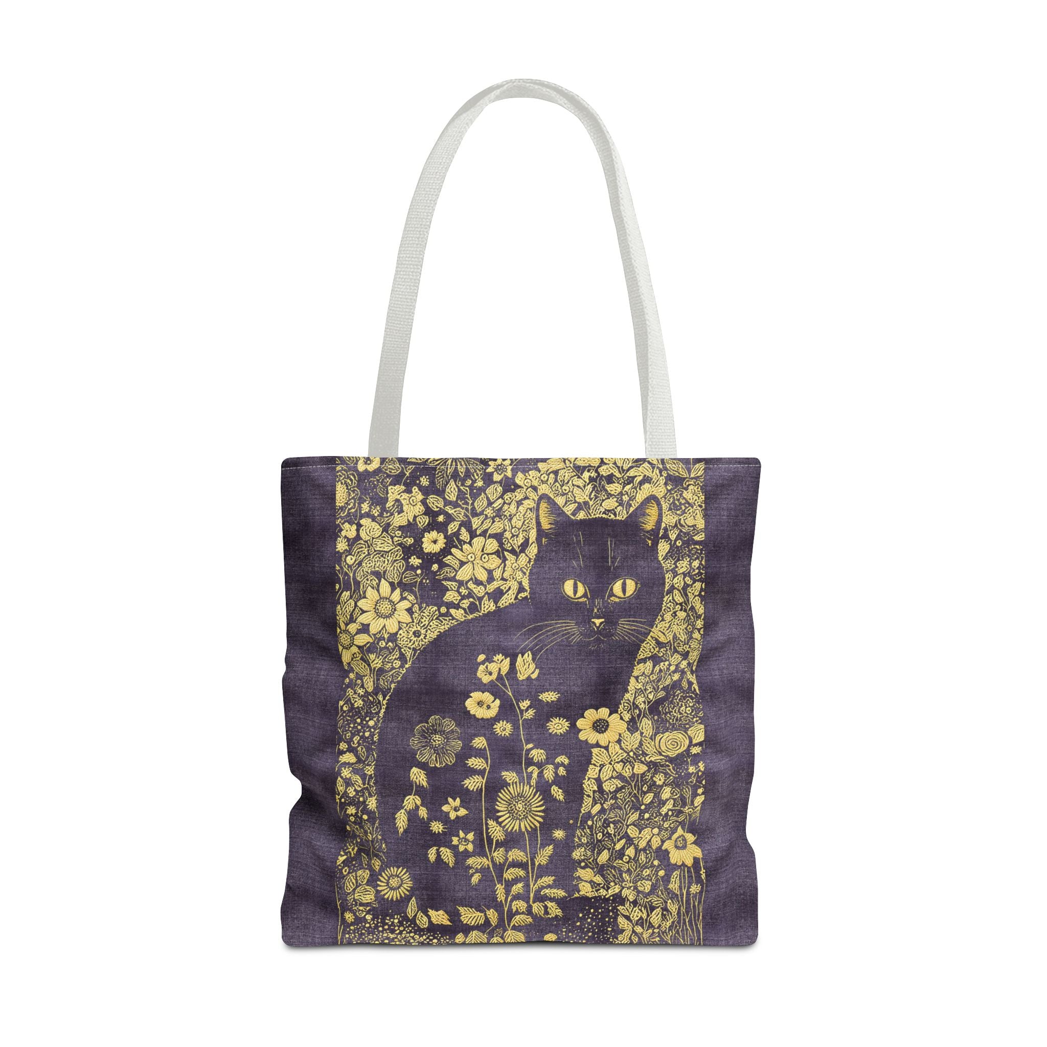'Klimt Kat' Royal Purple Tote Bag