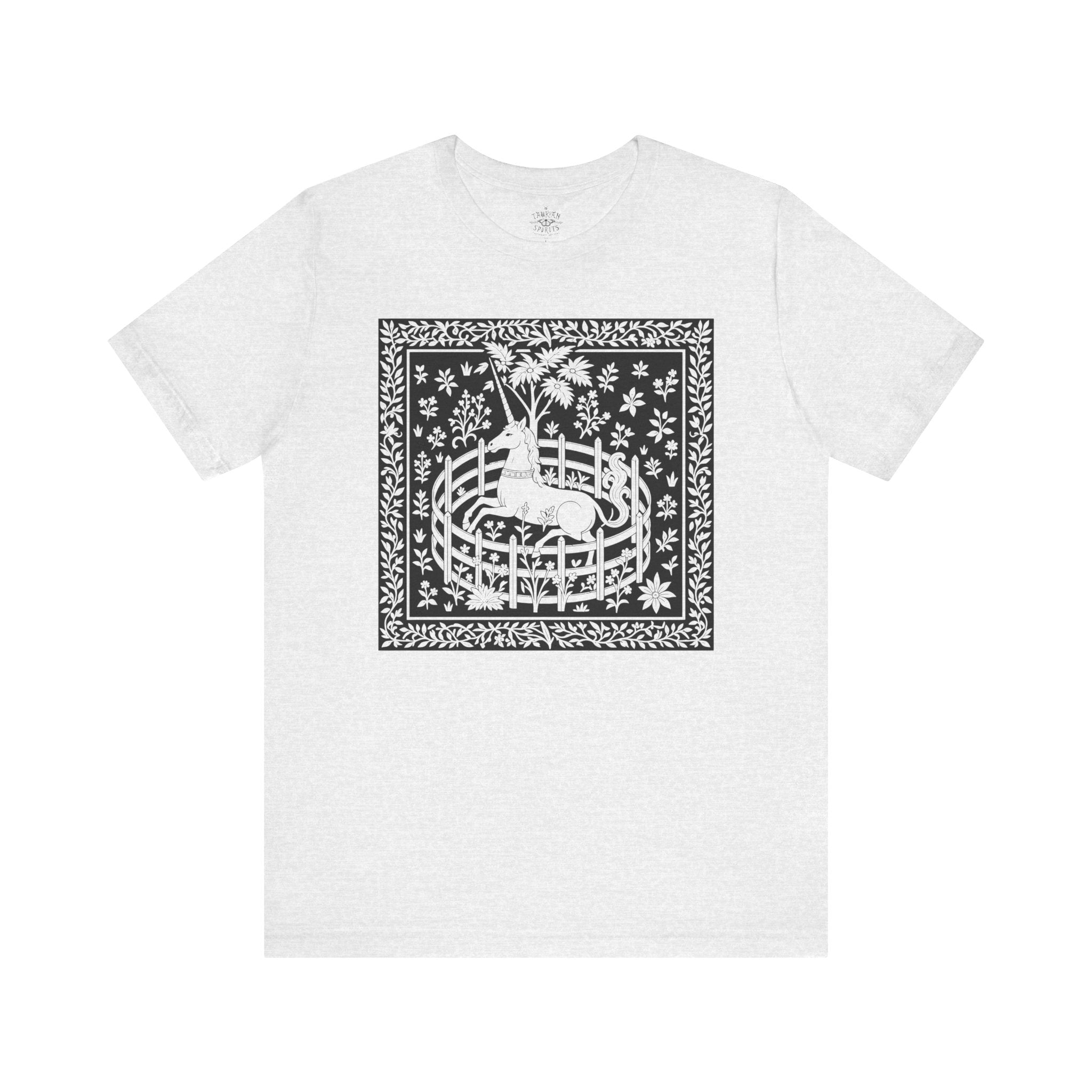 'Unicorn In Captivity' Unisex Jersey Tee