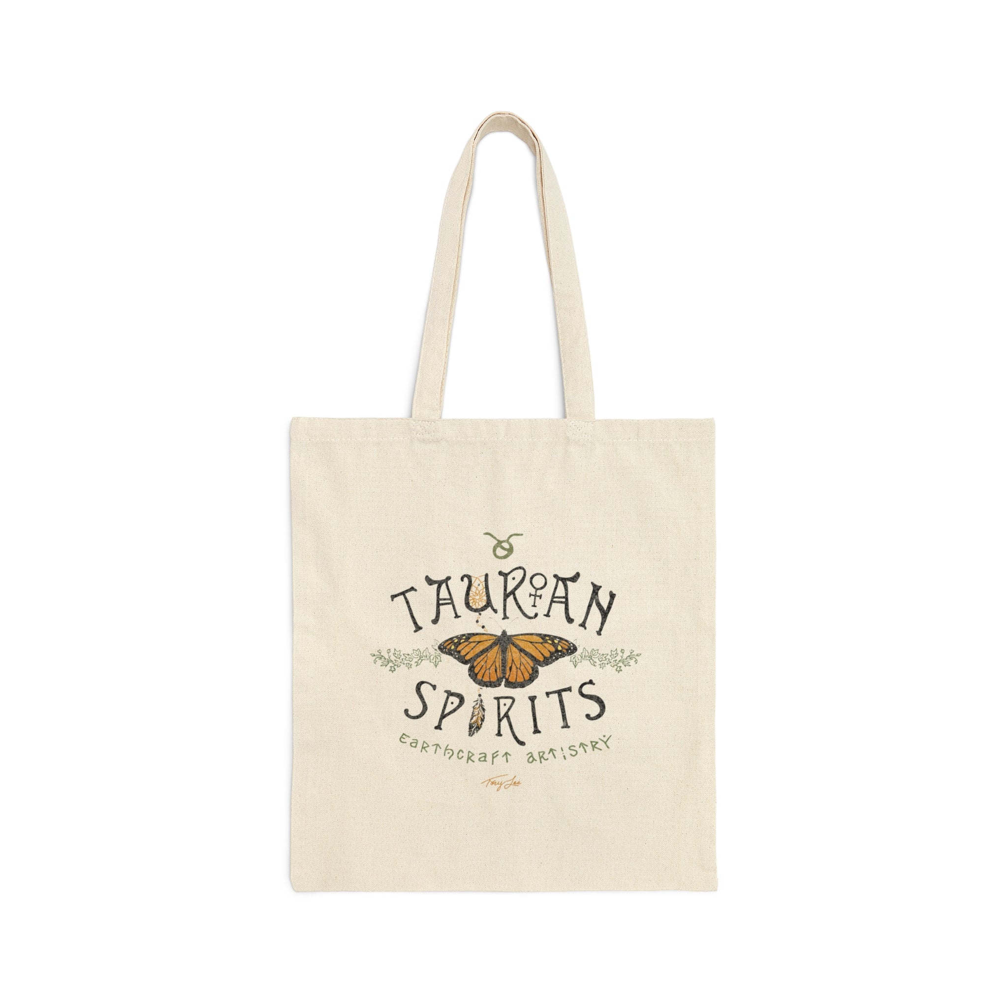 'Cherry Blossom' Cotton Canvas Tote Bag