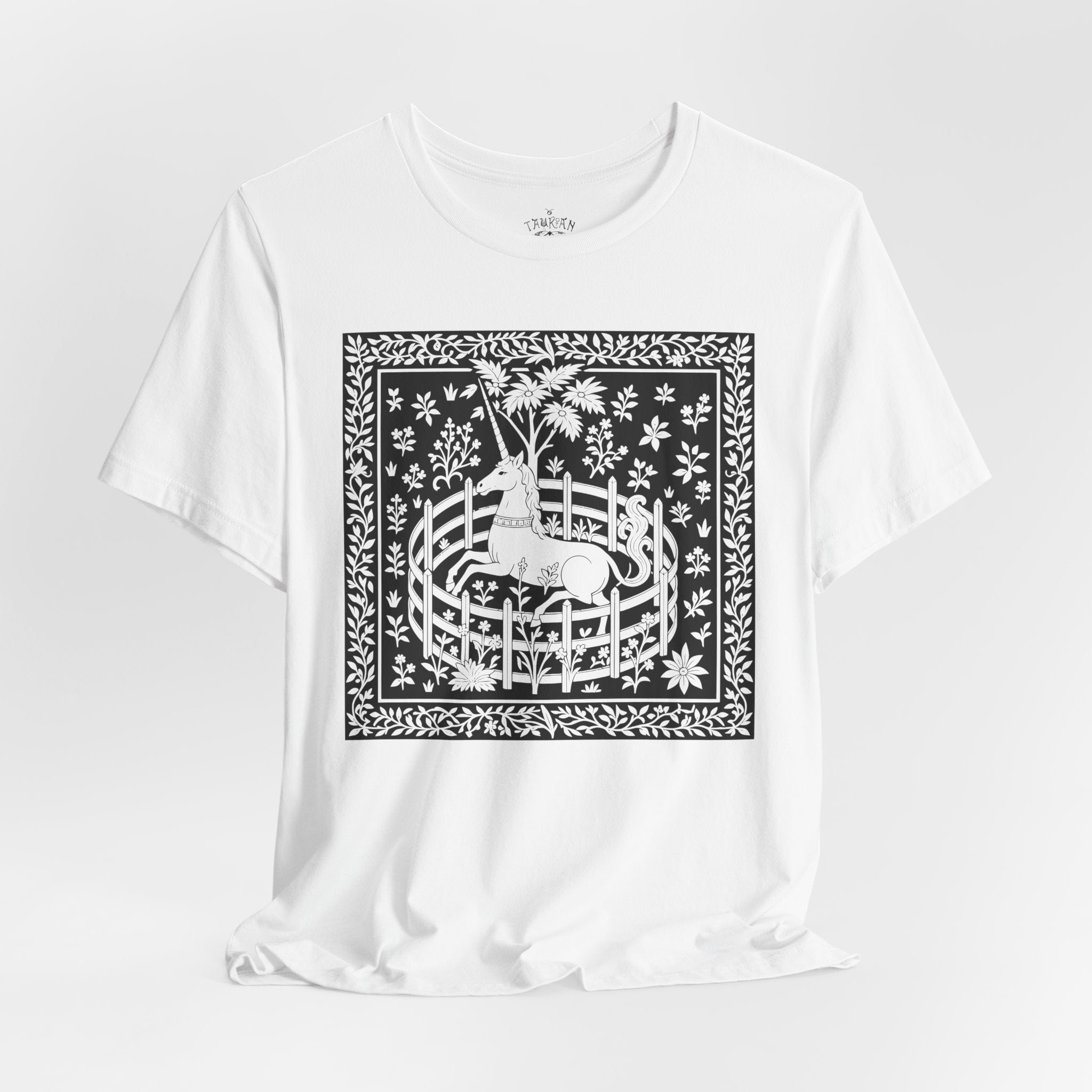 'Unicorn In Captivity' Unisex Jersey Tee