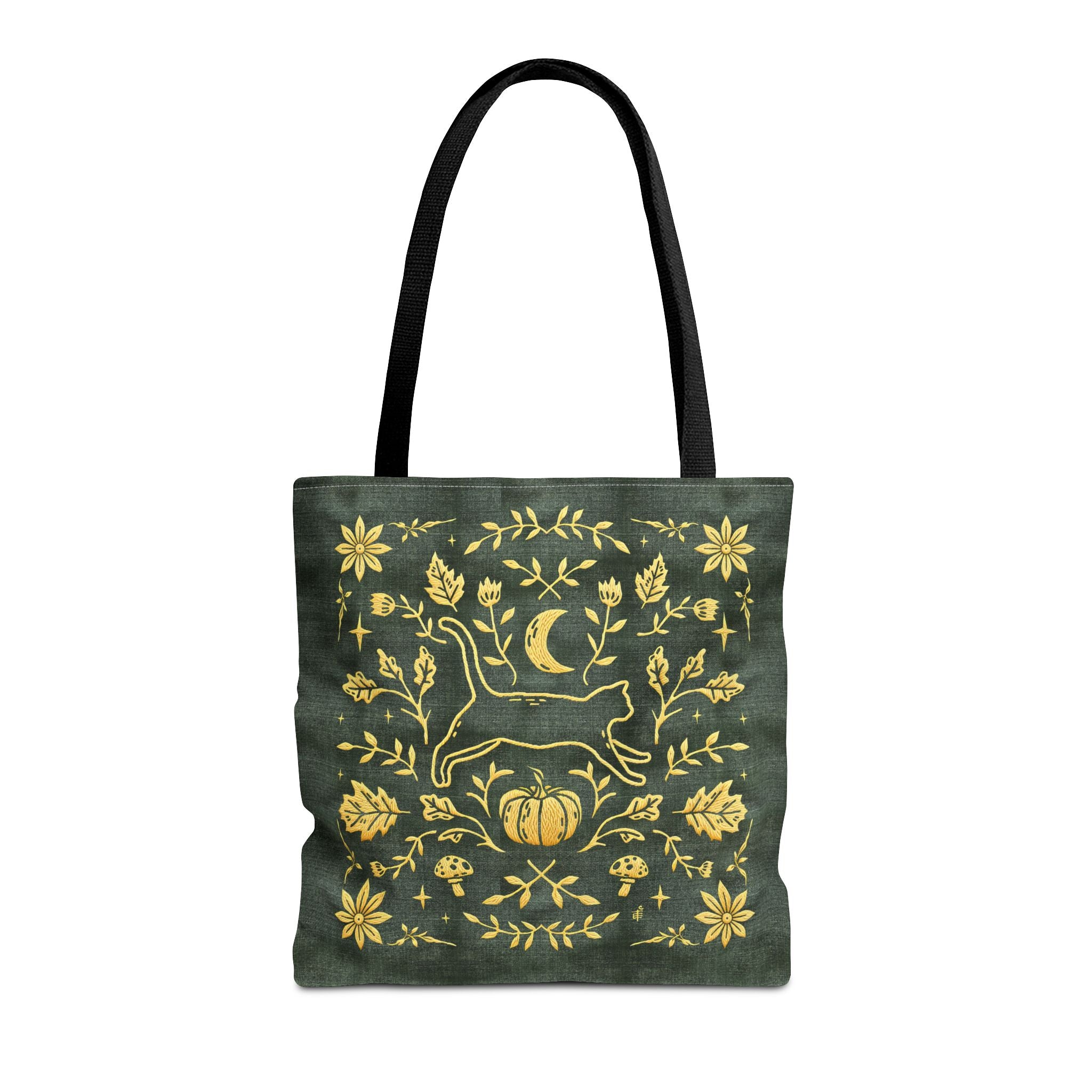 'Autumn Stroll' Legendary Green Tote Bag
