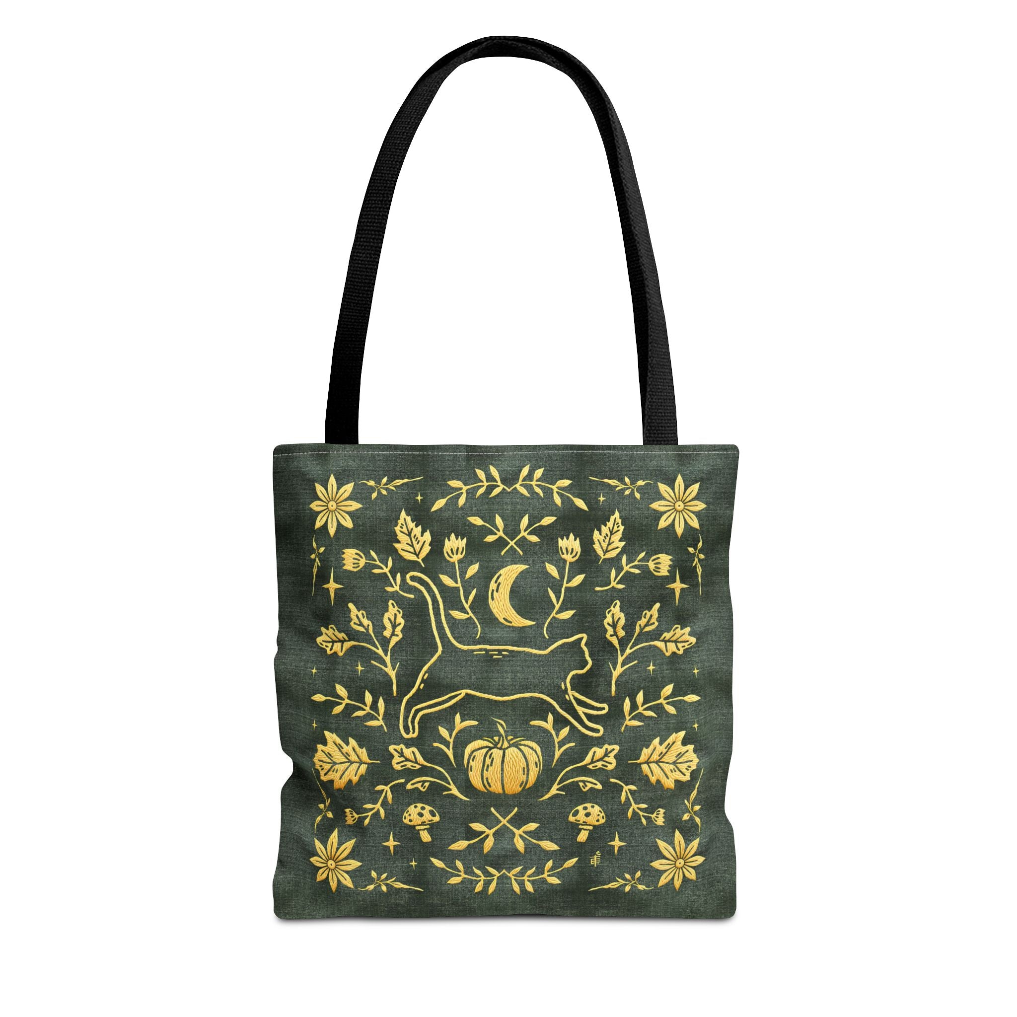 'Autumn Stroll' Legendary Green Tote Bag