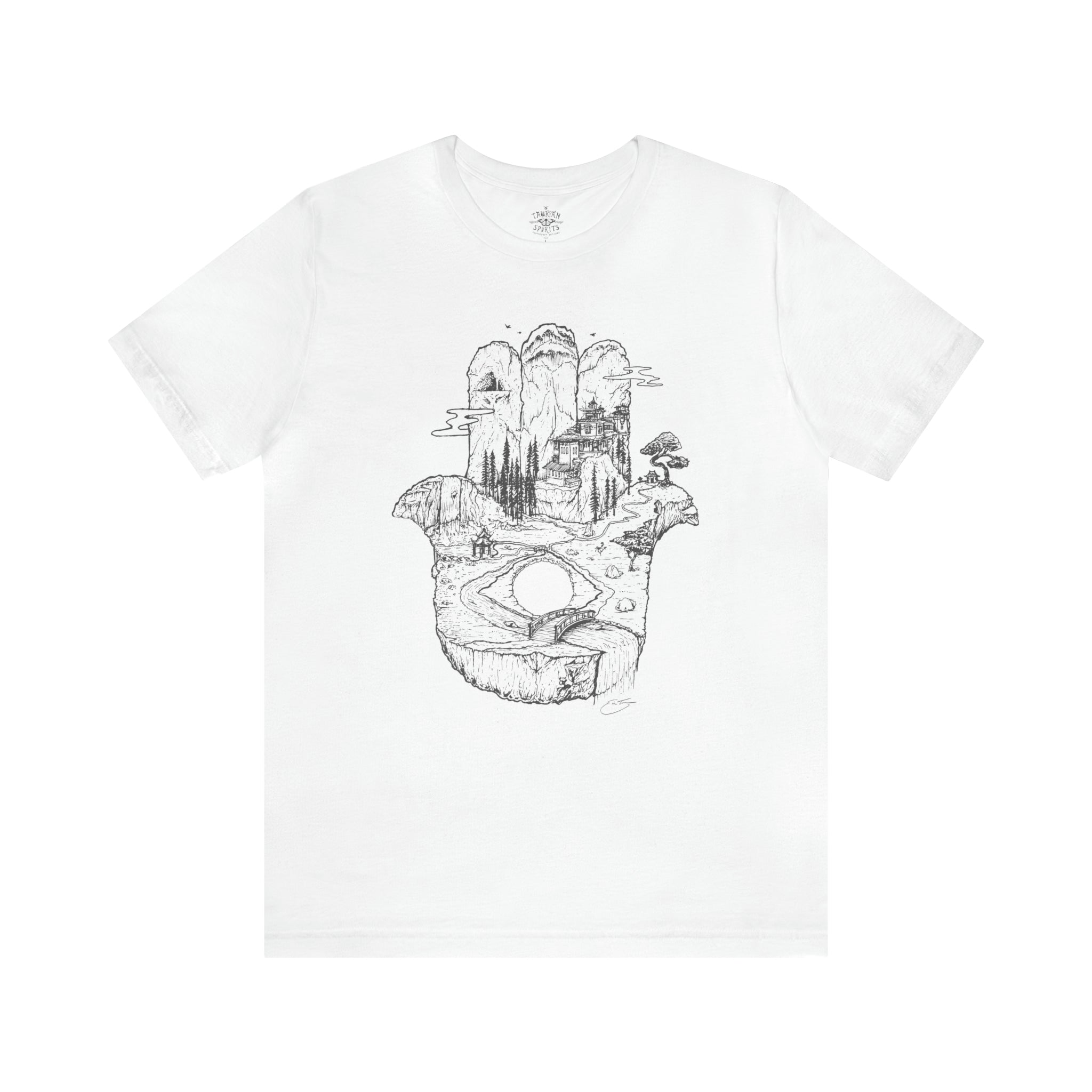 'Hamsa in Nature' Unisex Jersey Tee