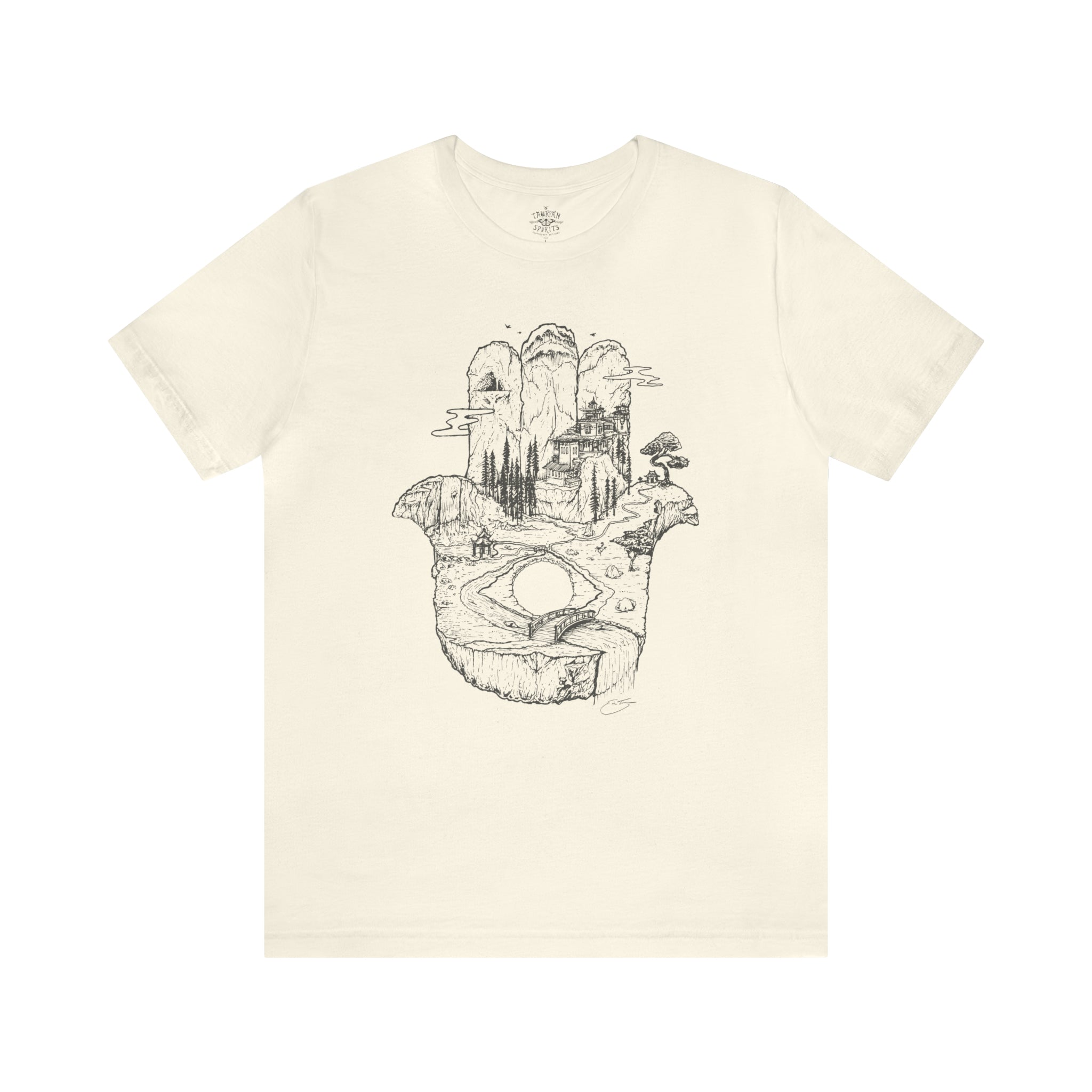 'Hamsa in Nature' Unisex Jersey Tee