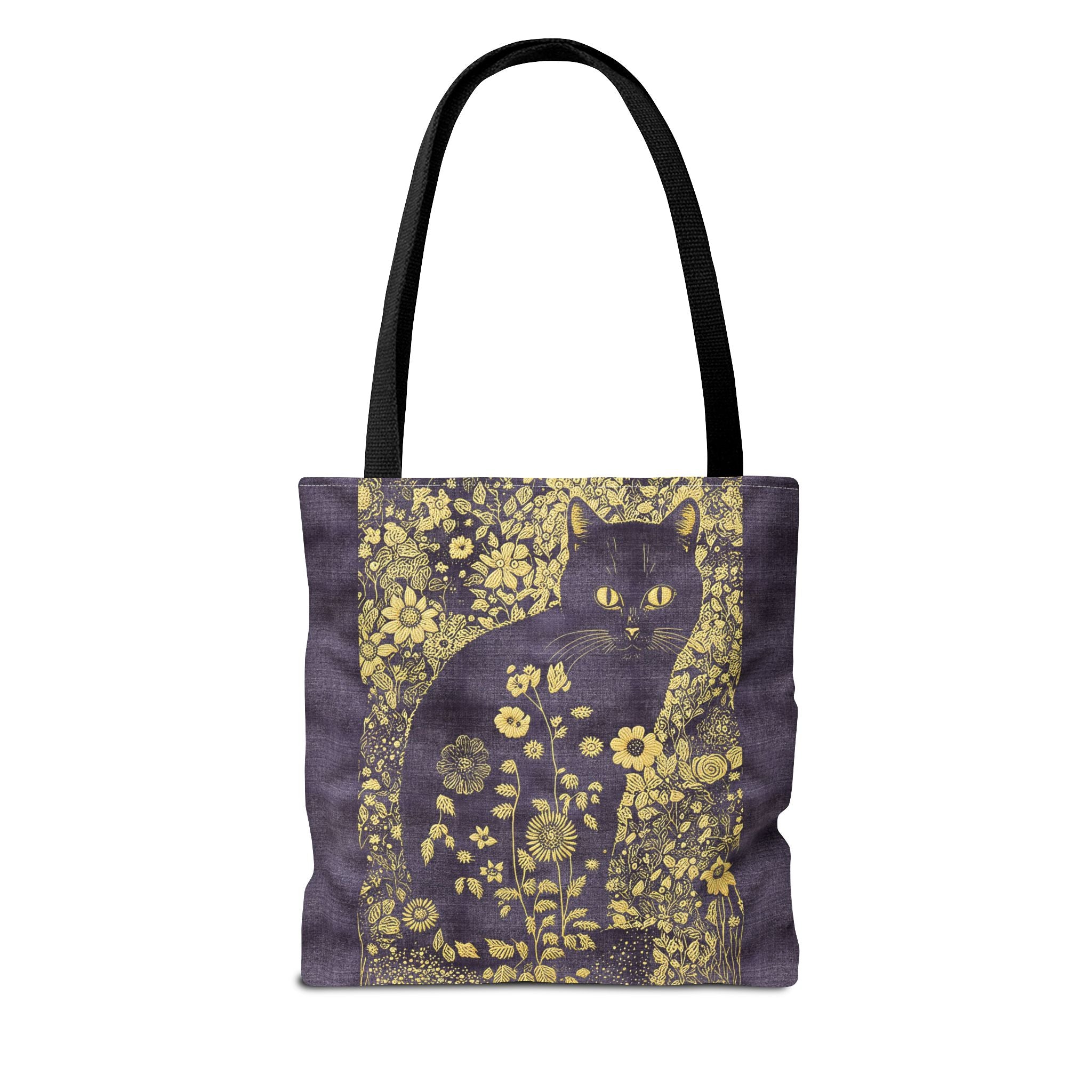 'Klimt Kat' Royal Purple Tote Bag