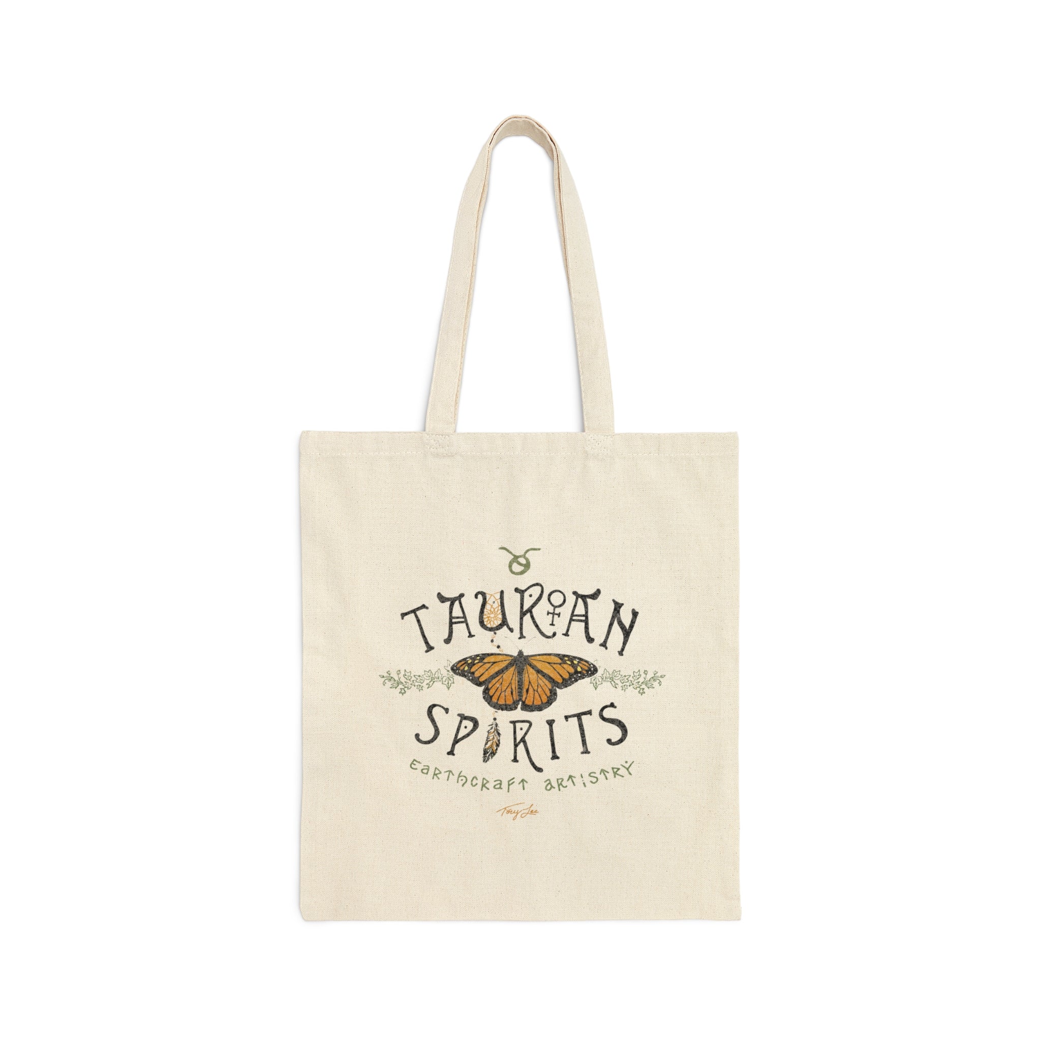 'Taurian Spirits' Cotton Canvas Tote Bag