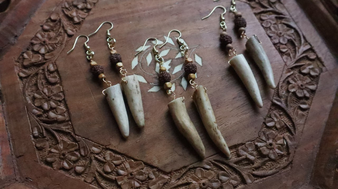 Antler Earrings