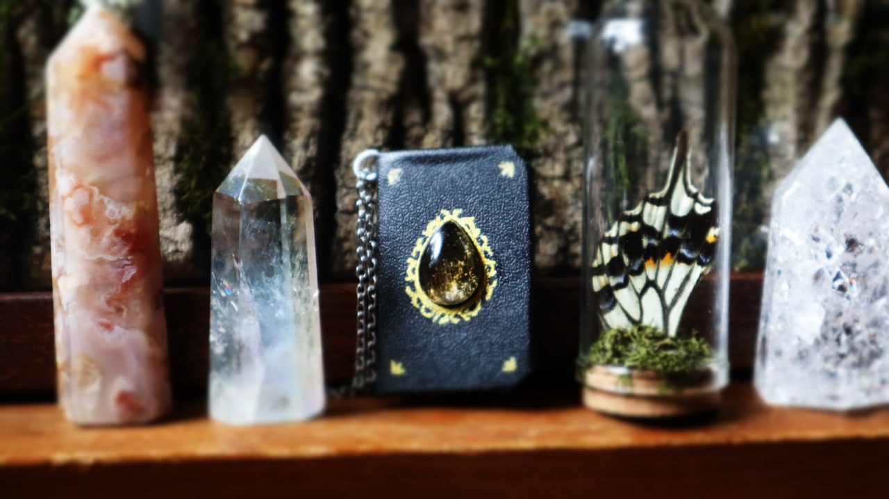 Miniature Book Necklace