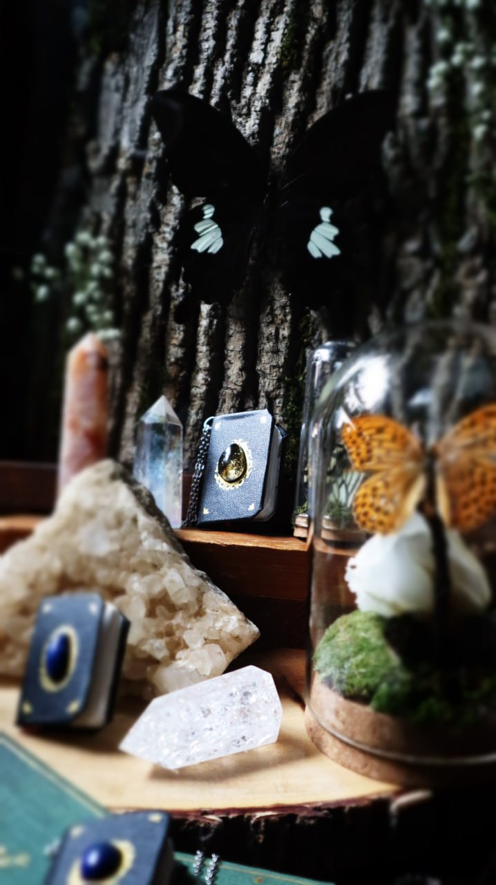 Miniature Book Necklace