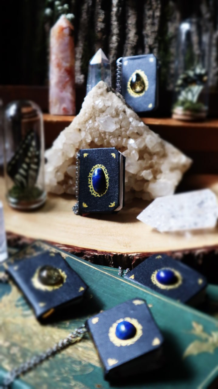 Miniature Book Necklace