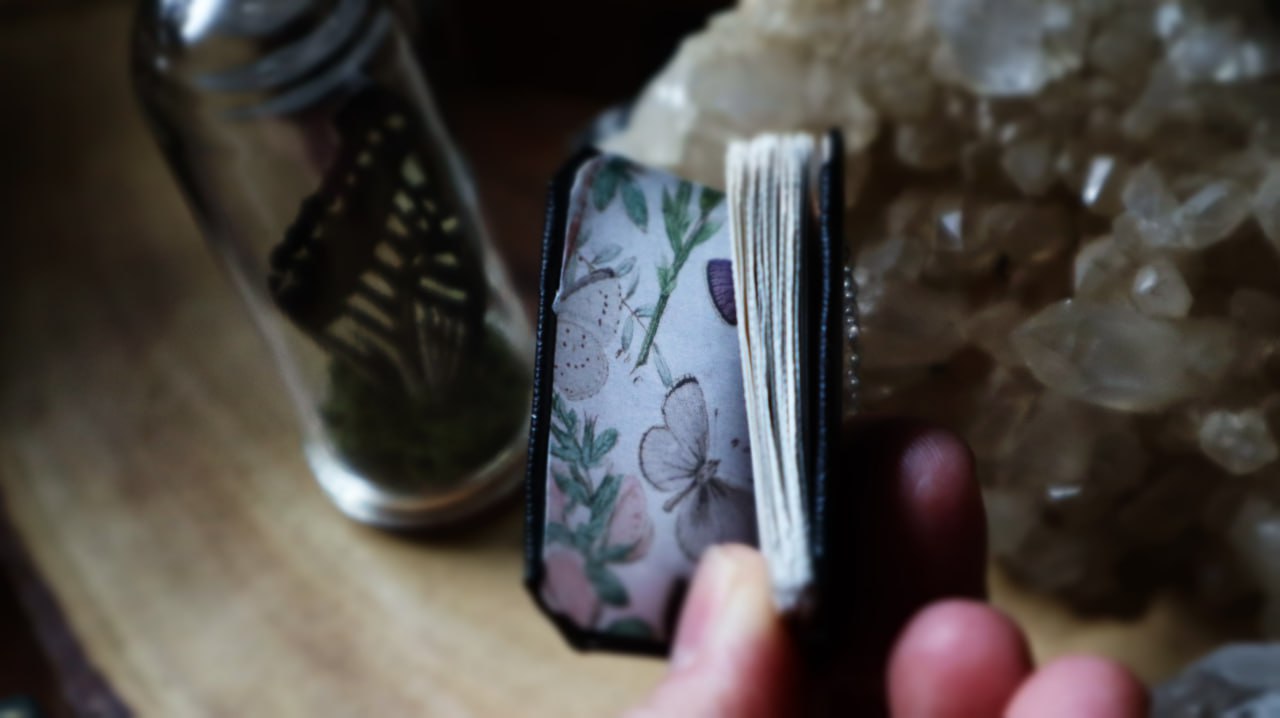 Miniature Book Necklace