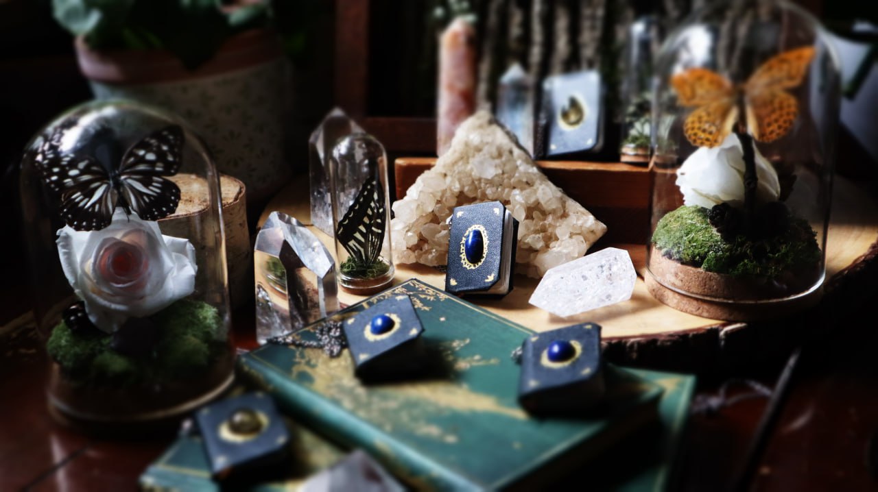 Miniature Book Necklace